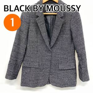 BLACK BY MOUSSY ブラックバイマウジー ジャケット ブレザー コート アウター ブラック系 レディース 日本製 1サイズ【CT553】