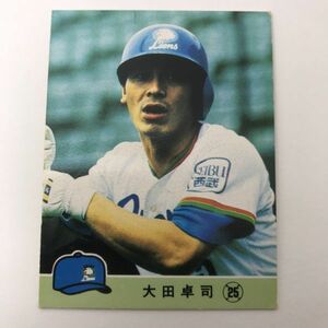 1984年　カルビー　プロ野球カード　西武　太田　550番　84年　　　【管理NO:202-20】