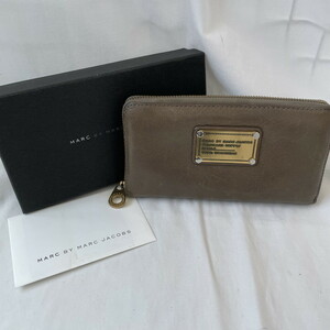 MARC BY MARC JACOBS レディース ラウンドファスナー 長財布 ブラウン [jgg]