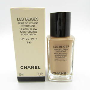 T9816☆【SALE】シャネル CHANEL レ ベージュ タン ベル ミン イドゥラタン B30 ファンデーション SPF25 PA++ 未使用品【コスメ】