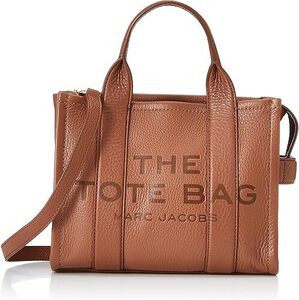 ●Marc Jacobs● ザ レザー トート バッグ スモール (ARGAN OIL) THE LATHER SMALL TOTE BAG ブラウン系