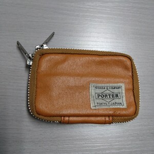 中古　PORTER ポーター　キーケース　ラウンドファスナー　