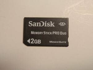 SanDisk メモリースティック PRODuo 2GB