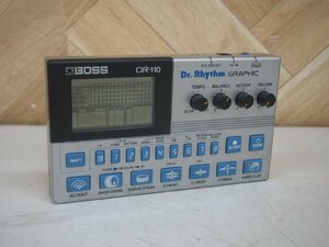 ☆【1R0802-15】 BOSS ボス Dr.Rhythm GRAPHIC リズムマシン DR-110 DC9V ジャンク