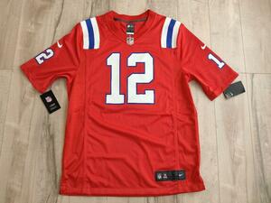 S 新品 NIKE×NFL New England Patriots ナイキ ニューイングランド ペイトリオッツ BRADY ブレイディ ジャージ ゲームシャツ ユニフォーム