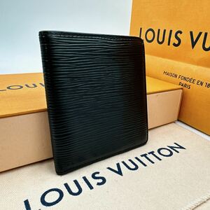 2930【ほぼ極美品】LOUIS VUITTON ルイヴィトン エピ ポルトビエ6 カルトクレディ 二つ折り財布 札入れ ウォレット M6331D/CA1003