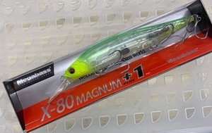 メガバス X-80 MAGNUM+1 GP SPARKLING CHART HEAD