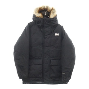 へリーハンセン Mager Insulation Jacket マーゲル インサレーション ダウンジャケット ジップアップ ファー付き ブラック HO12081