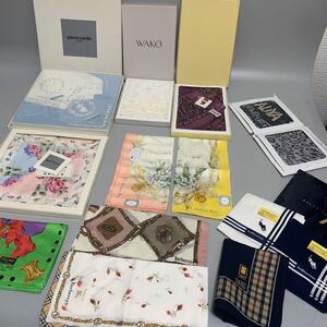 1円〜 おまとめ ブランド ハンカチ タオル CELINE Christian Dior Burberrys DAKS WAKO など 14点