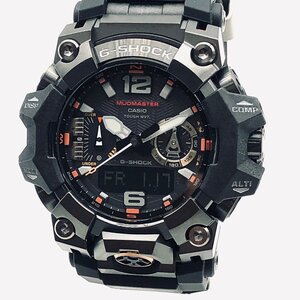 6598〇/CASIO 腕時計 G-SHOCK MUDMASTER 電波ソーラー GWG-B1000EC-1AJF Bluetooth センサー機能 20気圧防水 メンズ ブラック【1129】