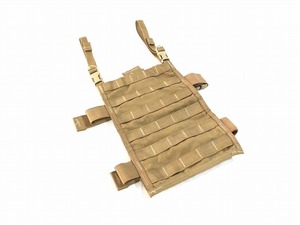 【米軍放出品】未使用品 レッグパネル コヨーテブラウン 太もも用パネル 海兵隊 サバゲー装備 ミリタリー (コンパクト)☆CI26F