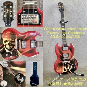 限定★EPIPHONE SG G-400 Limited Edition「Pirates of the Caribbean」★ギター Disney パイレーツ・オブ・カリビアン GUITAR エピフォン