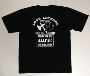 ★新品★gokatgokin LOVE LETTERS A.I.I.F MC Tee☆L-BLK