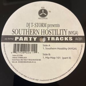 AV8/AV261/DJ STORM/SOUTHERN HOSTILITY(NYGA)/PARTY TRACKS/Hip Hop 101(part Ⅱ)/レコード/中古/DJ/hiphop/CLUB