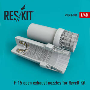 ◆◇RESKIT【RSU48-0101】1/48 F-15イーグル 排気ノズル(開状態/レベル用)◇◆