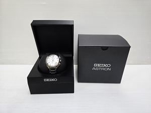 【中古品】 セイコー SEIKO アストロン 時計 アナログ ソーラー 5X53-0AV0 シルバー 〇YR-17942〇