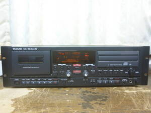 TASCAM　　CC-222mkⅣ 業務用CDカセットレコーダー　タスカム