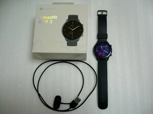 AMAZFIT GTR2 ブラック 1.39AMOLED GPS 心拍数 ストレス指数 睡眠モニタリング マイク スピーカー 