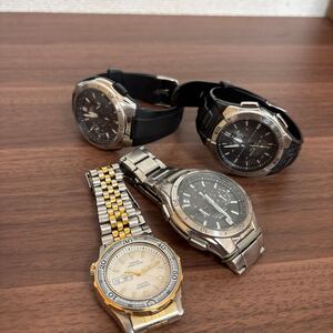 CASIO ジャンク　4本　WVQ-M410（2本）WVA-470 MD-714 腕時計 46