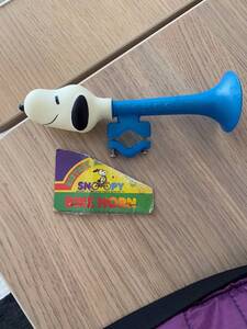 80s SNOOPY BICYCLE AIR HORN　レア　タグ付き