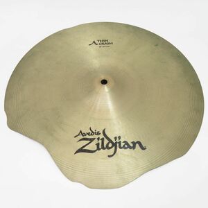 095 Zildjian ジルジャン THIN CRASH クラッシュ シンバル 16" カット加工あり 本体のみ ※現状品