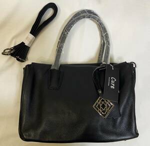 【未使用】 Cure grazioso borsa （キュアボルサ）牛革ショルダー・ハンドバッグ（2ウェイ）