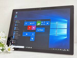 【良品 SIMフリー】Microsoft Surface Pro 5 model:1807『Core i5(7300U) 2.6Ghz/RAM:8GB/SSD:256GB』12.3インチ LTE対応 Win10 動作品