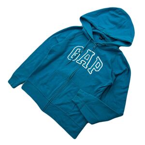 GAP ギャップ ライトグリーン ライトブルー スウェット ジップアップ パーカー L レディース 秋冬 大定番 スポーツ タウンユース■CF292