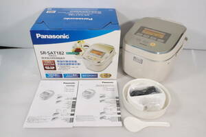 1円～ 展示品 Panasonic パナソニック 海外向け スチームIH炊飯器 1.8L SR-SAT182 220V ツーリストモデル 海外仕様 キッチン家電 T837