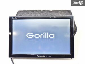 【動作OK！保証付】Panasonic カーナビ Gorilla ゴリラ 地図データ 2013年 カーナビ取付台座欠品 CN-SP730L 即納 棚 6-2-C