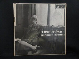 Marianne FAITHFULL★Come My Way UK Open Decca Mono オリジナル 美品