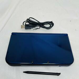 ★1円～ 動作確認済 New NINTENDO 3DSLL 本体 メタリックブルー 任天堂 送料全国520円 ニンテンドー metallic blue