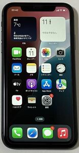 【美品】iPhone１１　バッテリー100% 256GB ブラック　