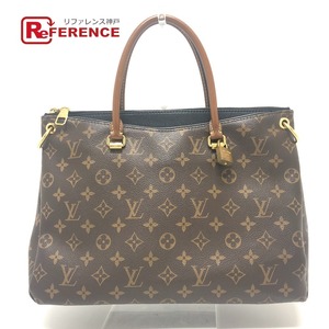 LOUIS VUITTON ルイヴィトン M41064 パラス 2WAY ショルダーバッグ 斜め掛け 肩掛け モノグラム ブラウン×ブラック レディース【中古】