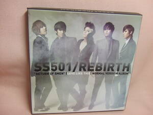 CD★送料100円★SS501/REBIRTH　RETURN OF MEN（LOVE LIKE THIS）　NORMAL VERSION ALBUM　8枚同梱OK