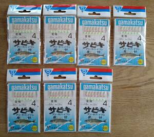 がまかつ　サビキ（金袖4号 / 7枚）