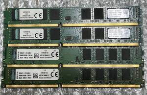 kingston PC3-12800 DDR3-1600 32GB 8GB×4 BIOS確認済