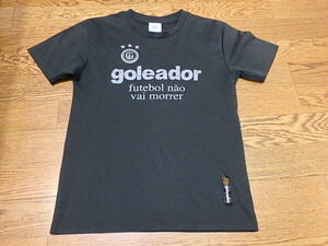 n404y　ゴレアドール　goleador　半袖Tシャツ　JLサイズ　黒　子供服　男の子　ジュニア　キッズ　子ども　中古　(0319)