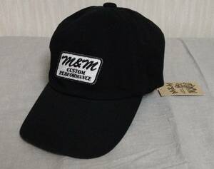 試着のみ BLACK M&M CUSTOM PERFORMANCE COTTON TWILL LOW CAP エムアンドエム カスタムパフォーマンス 定番ロゴ キャップ