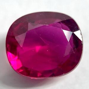 ソ付き!!1円〜!!≪天然ルビー0.688ct≫d 約5.3×4.7mm ルース 裸石 宝石 jewelry corundum コランダム 紅玉 ruby BC5/BC5 テEA5w4 い22