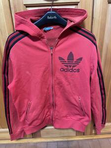 希少フランス製 アディダス パーカー ジャージ ヴィンテージ Mサイズ CLUB adidas 70s80s made in france青タグ リアルマッコイズ ナイキ 