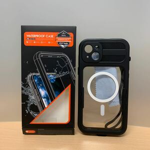 y030813m Protebox iPhone 14 Plus用防水ケース 9H強化ガラススクリーン&カメラレンズプロテクター内蔵