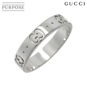 グッチ GUCCI アイコン #12 リング K18 WG ホワイトゴールド 750 指輪 Icon Ring 90240460