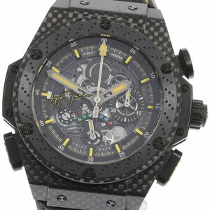 ★箱・保証書付き【HUBLOT】ウブロ ビッグバン キングパワー アイルトンセナモデル 719.QM.1729.NR.AES10 自動巻き メンズ_705950【ev10】