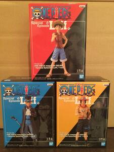 ONE PIECE magazine FIGURE Special Episode Luff/ ワンピース ルフィ エース サボ 3種セット フィギュア プライズ 新品 未開封 同梱可-3