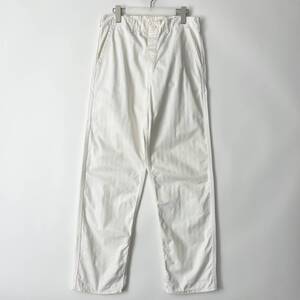 orSlow -FRENCH WORK PANTS- size/M (iz) オアスロウ フレンチワークパンツ トラウザー ペインター ヘリンボーン ホワイト 白 無地 日本製