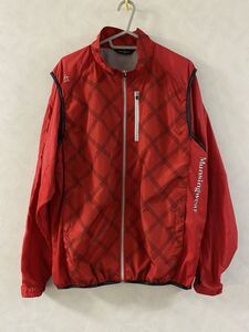 美品 Munsingwear ナイロンジャケット サイズL メンズ マンシングウェア ウィンドブレーカー ゴルフ GOLF