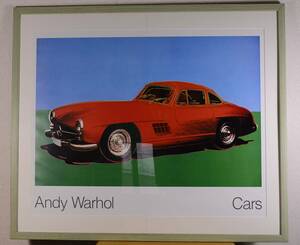 ma95 アンディ・ウォーホル　( Andy Warhol ) 　カーズ　CARS　額装　ポスター　アメリカの画家　版画家　現代アート　ポップアート