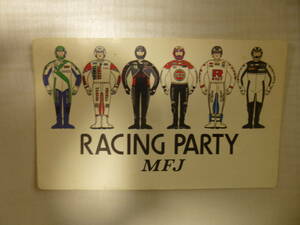 MFJ ステッカー デカール RACING PARTY MFJ Sticker Decal