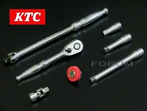 【90ギア BR390 採用セット！】 KTC 9.5sq. 駆動工具セット 7点 / ラチェット スピンナハンドル / BE3-050 BE3-075 BE3-150 BJ3 BS3E BE3-Q